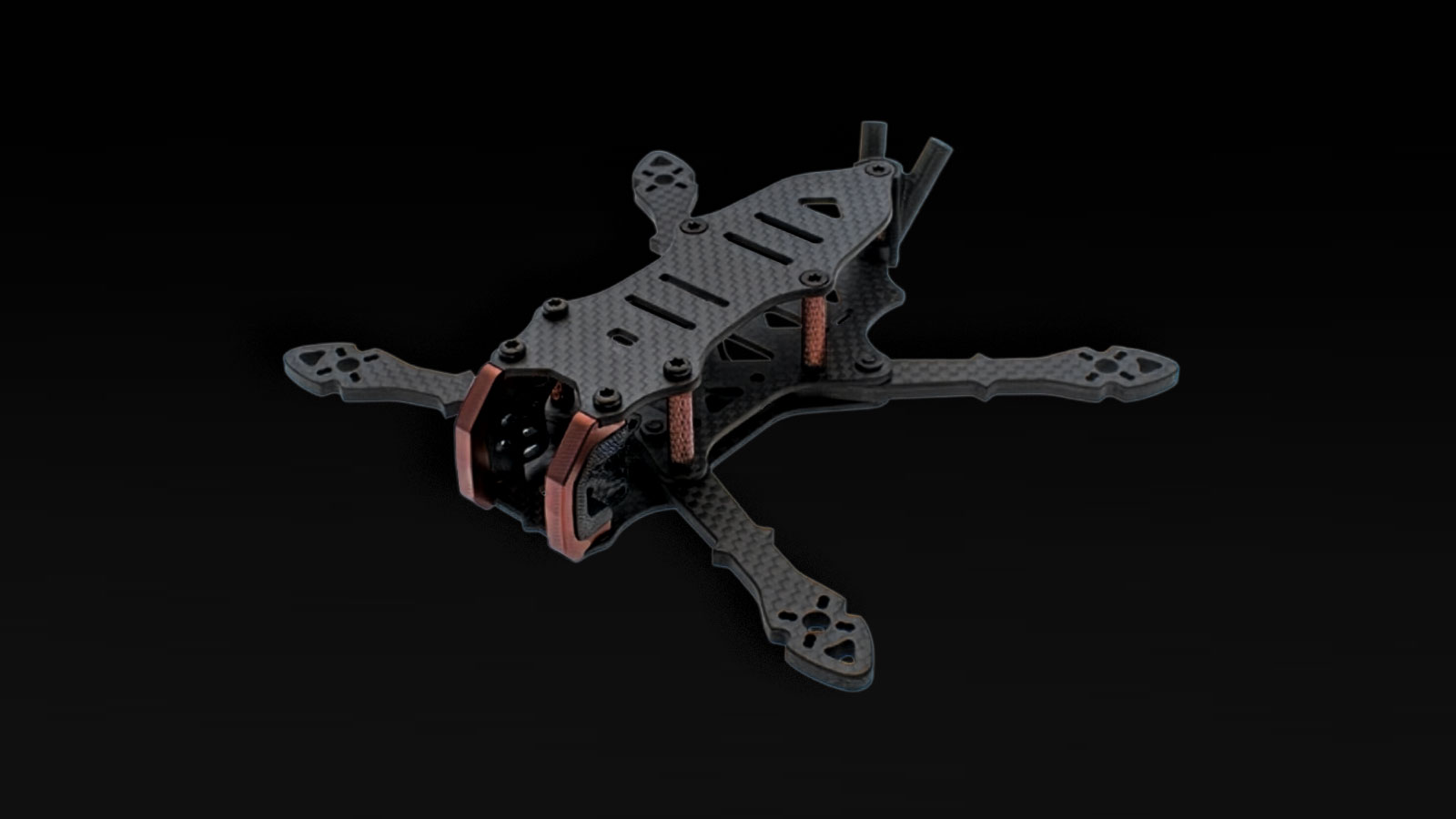 Lil'Matey2 3.5-inch carbon fiber FPV drone frame