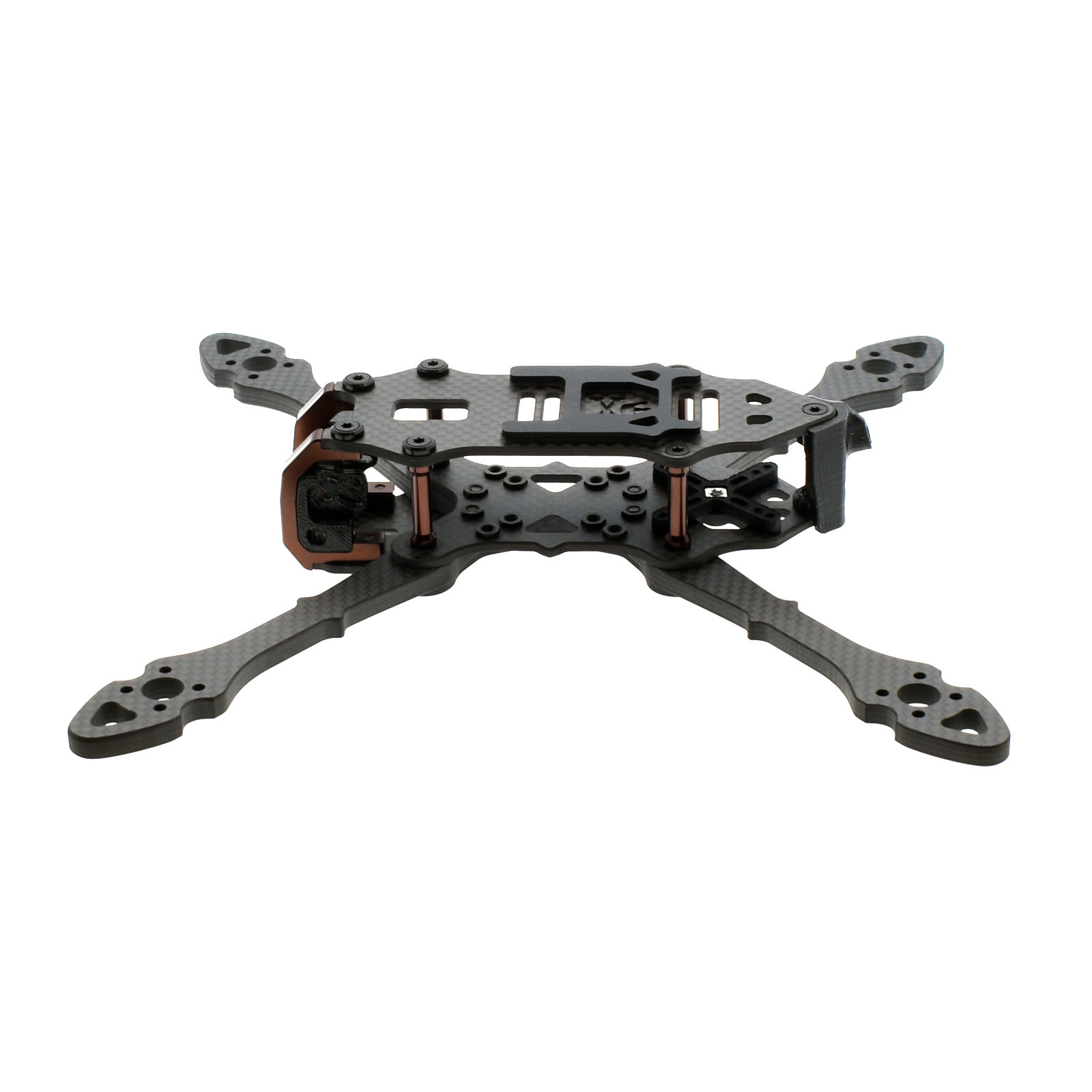 Piratframes Shorty 5-inch freestyle frame featuring toilet tank battery configuration